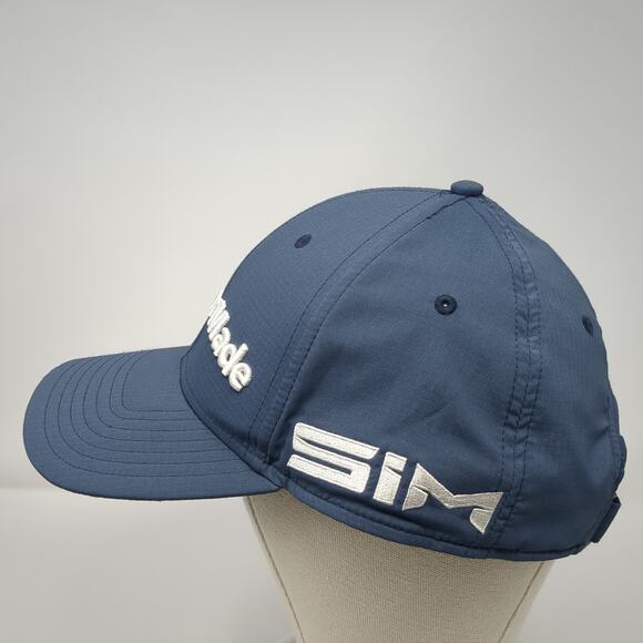 TaylorMade TP5 Sim Strapback Hat Blue One Size Embroidered Outdoor - Picture 3 of 10